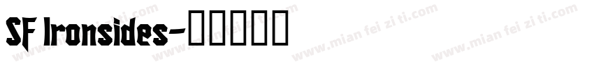 SF Ironsides字体转换